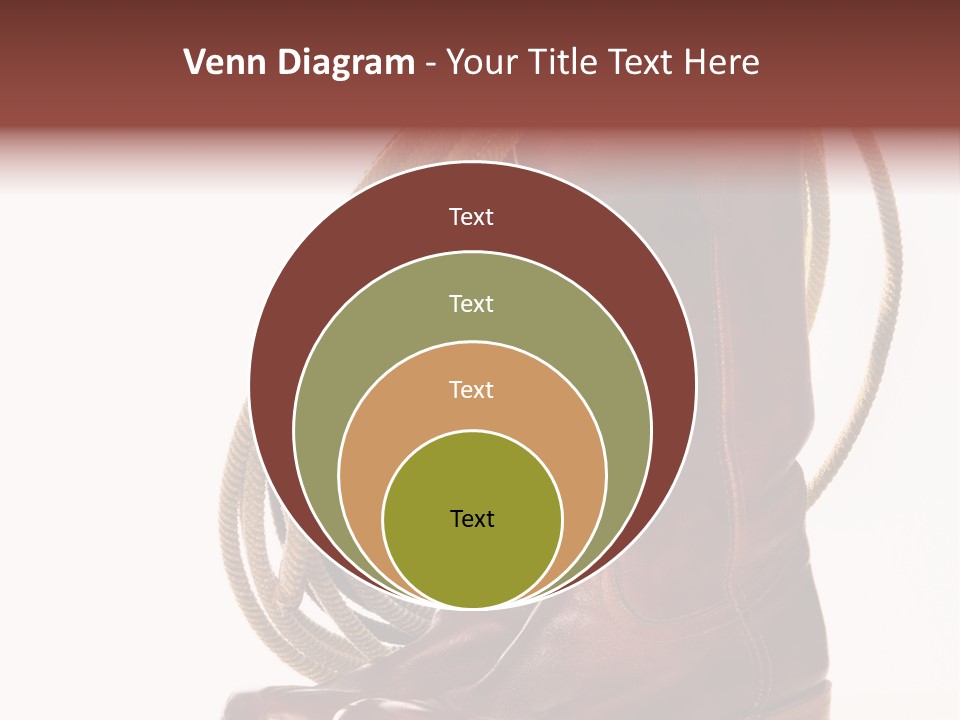 Stictching Twist Leather PowerPoint Template