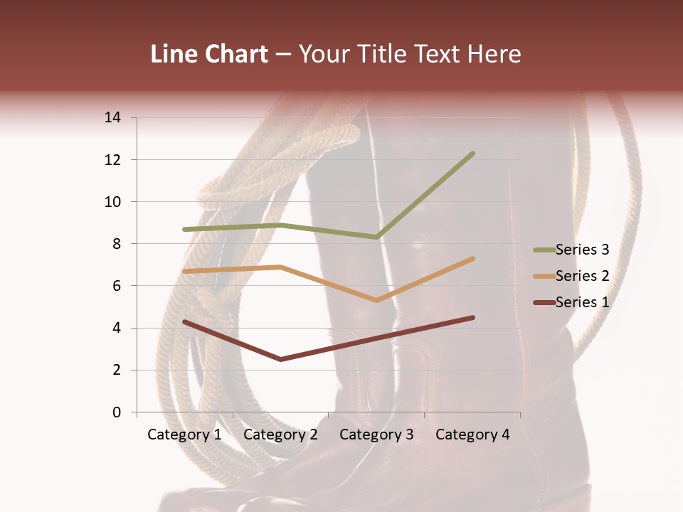 Stictching Twist Leather PowerPoint Template