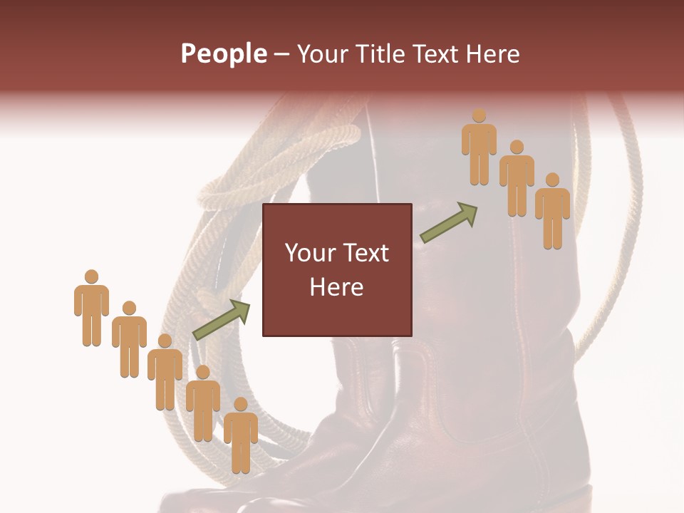 Stictching Twist Leather PowerPoint Template