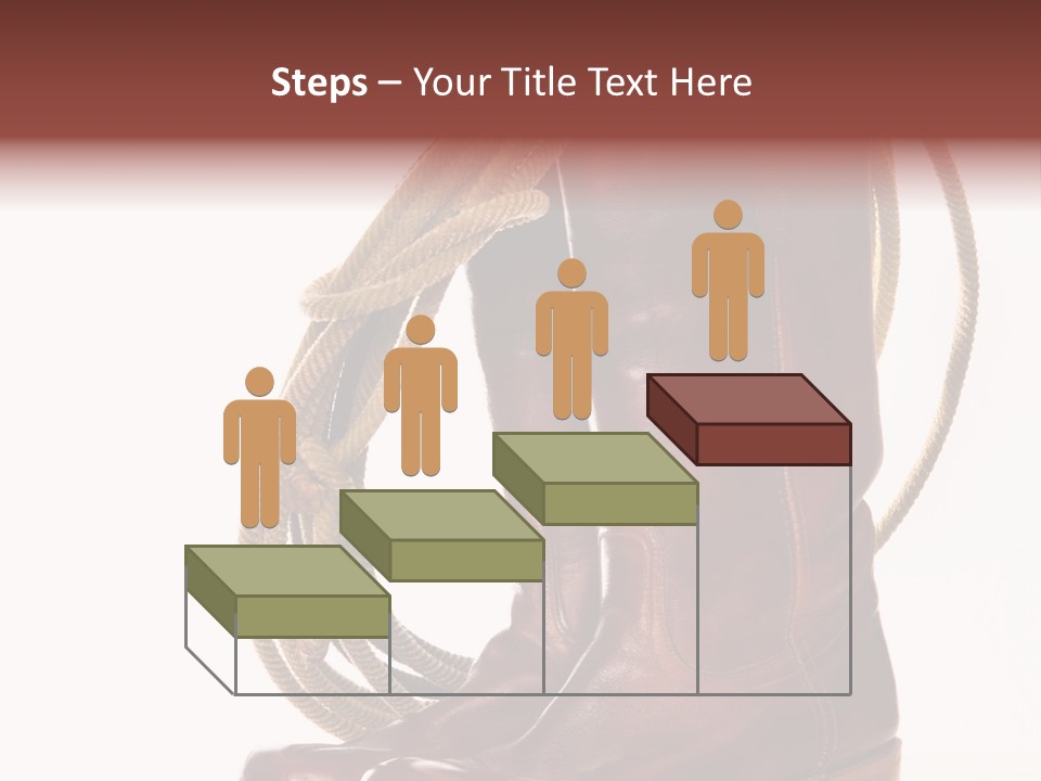 Stictching Twist Leather PowerPoint Template