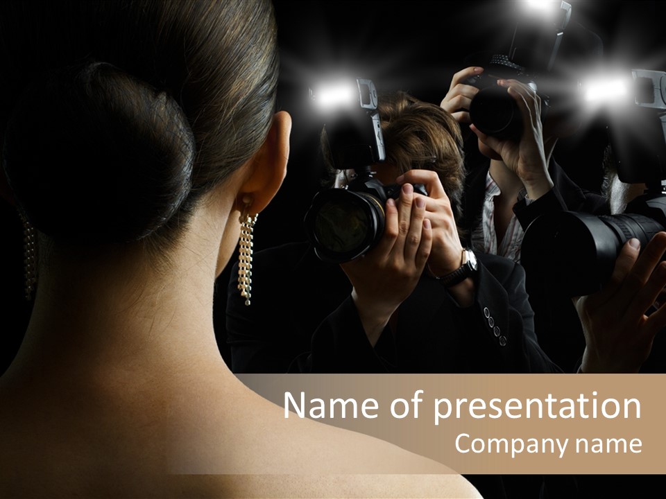 Idol Success Correspondent PowerPoint Template