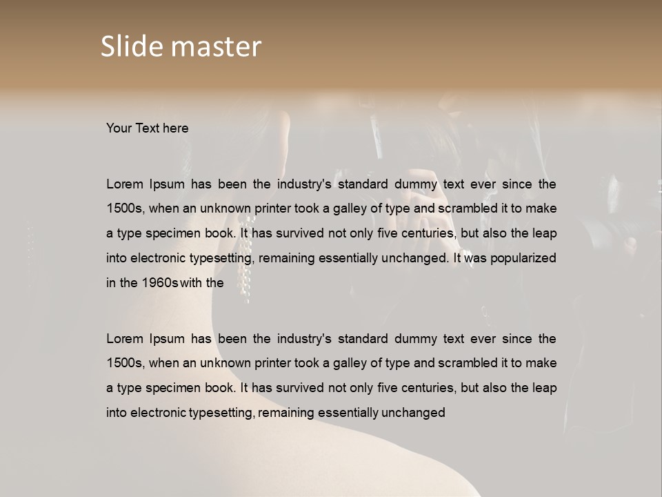 Idol Success Correspondent PowerPoint Template