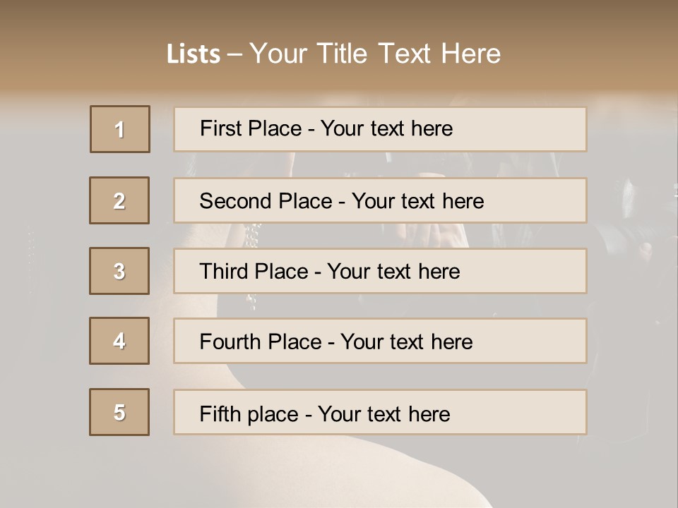 Idol Success Correspondent PowerPoint Template