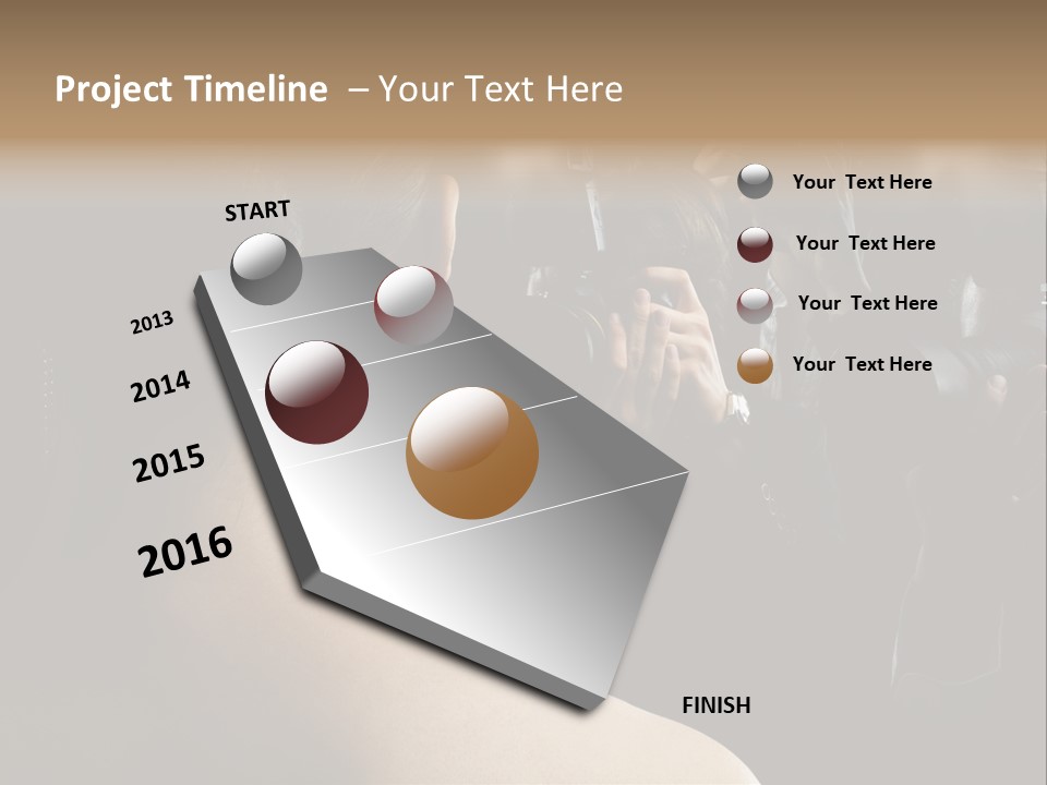 Idol Success Correspondent PowerPoint Template