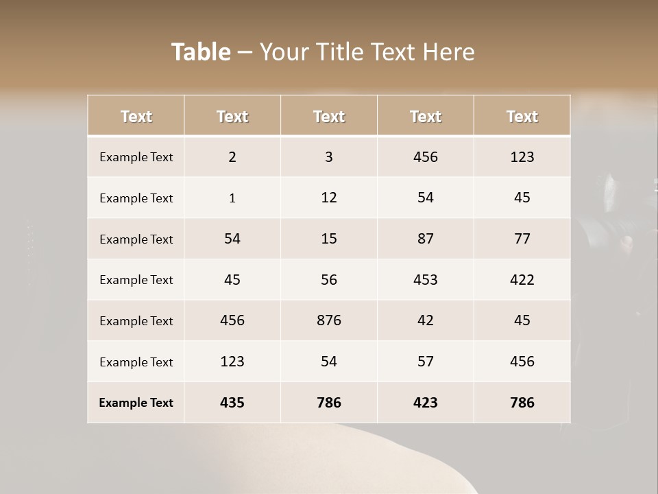 Idol Success Correspondent PowerPoint Template