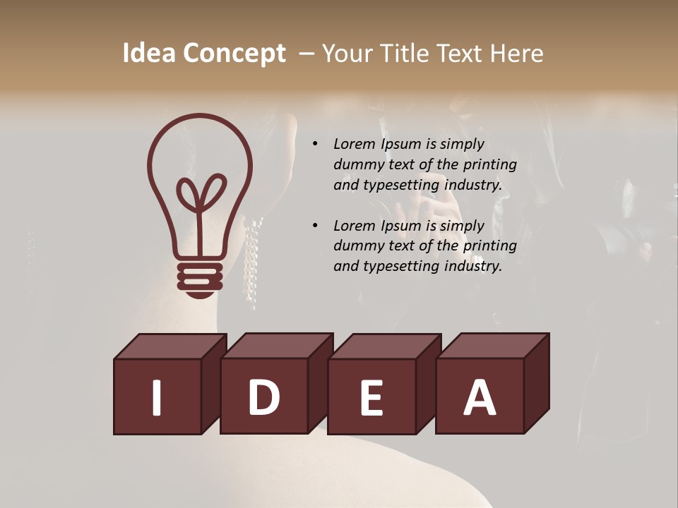 Idol Success Correspondent PowerPoint Template