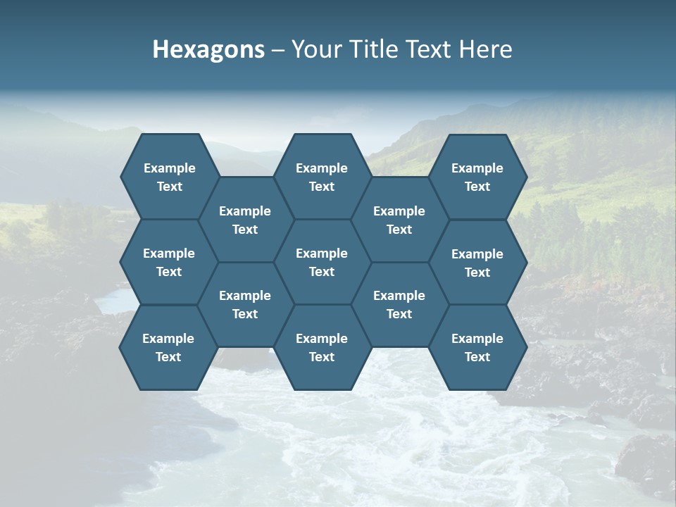 Summer Environment Mountains PowerPoint Template