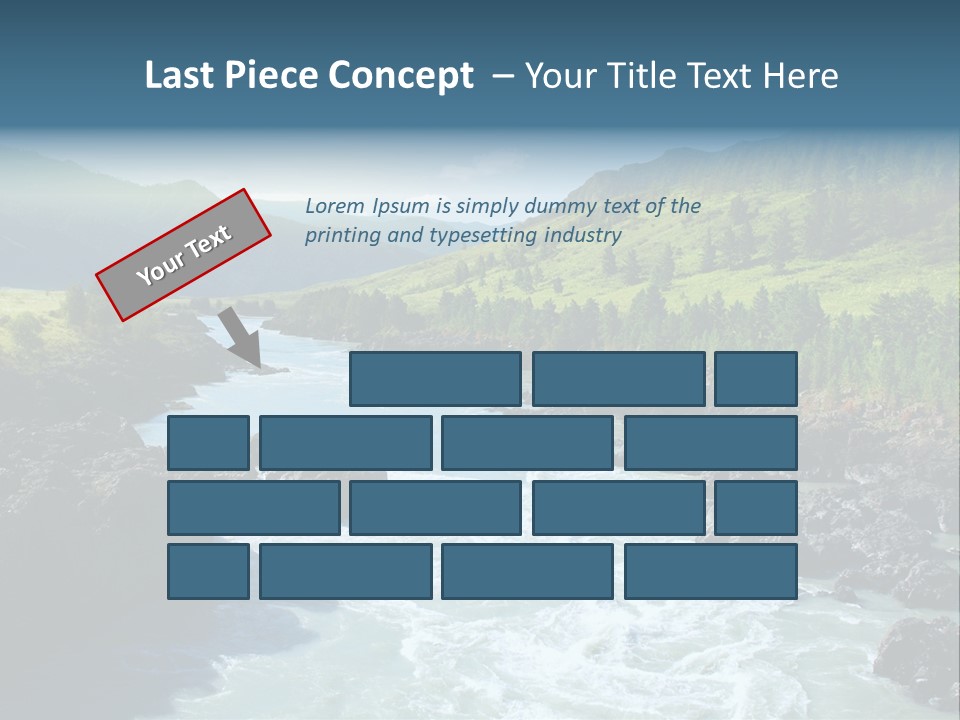 Summer Environment Mountains PowerPoint Template