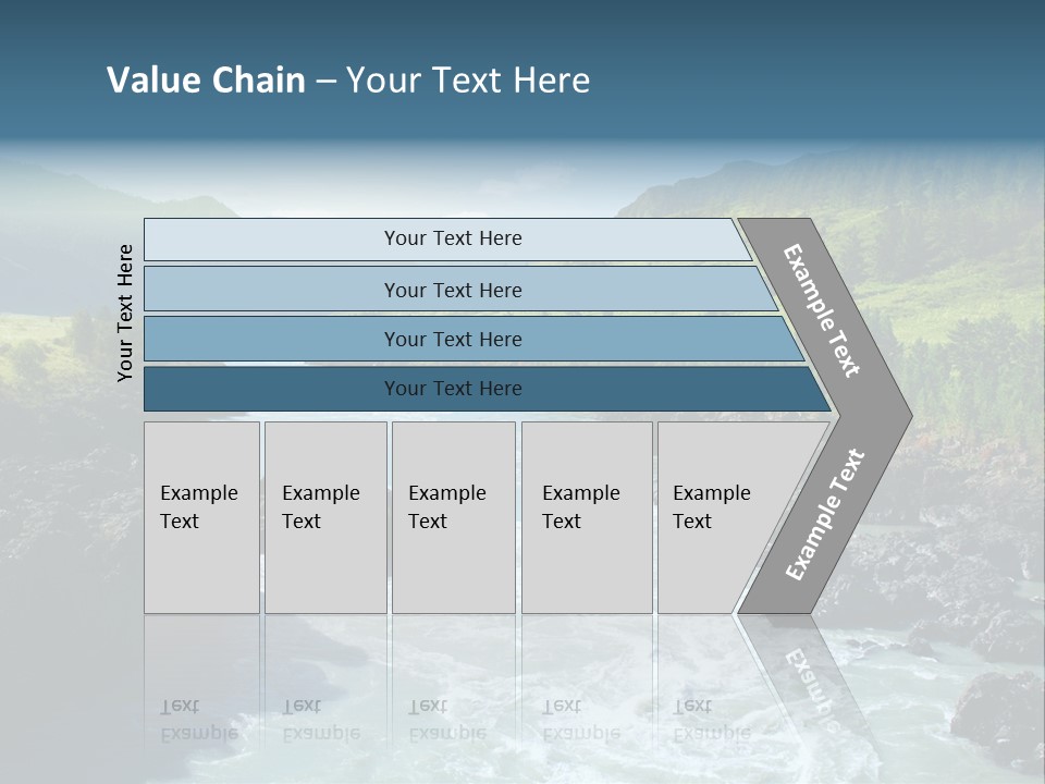 Summer Environment Mountains PowerPoint Template