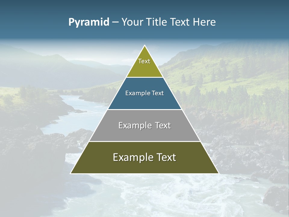 Summer Environment Mountains PowerPoint Template