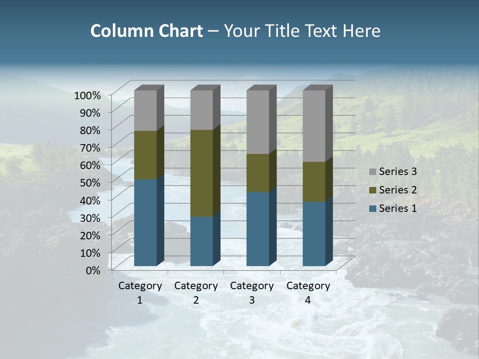 Summer Environment Mountains PowerPoint Template