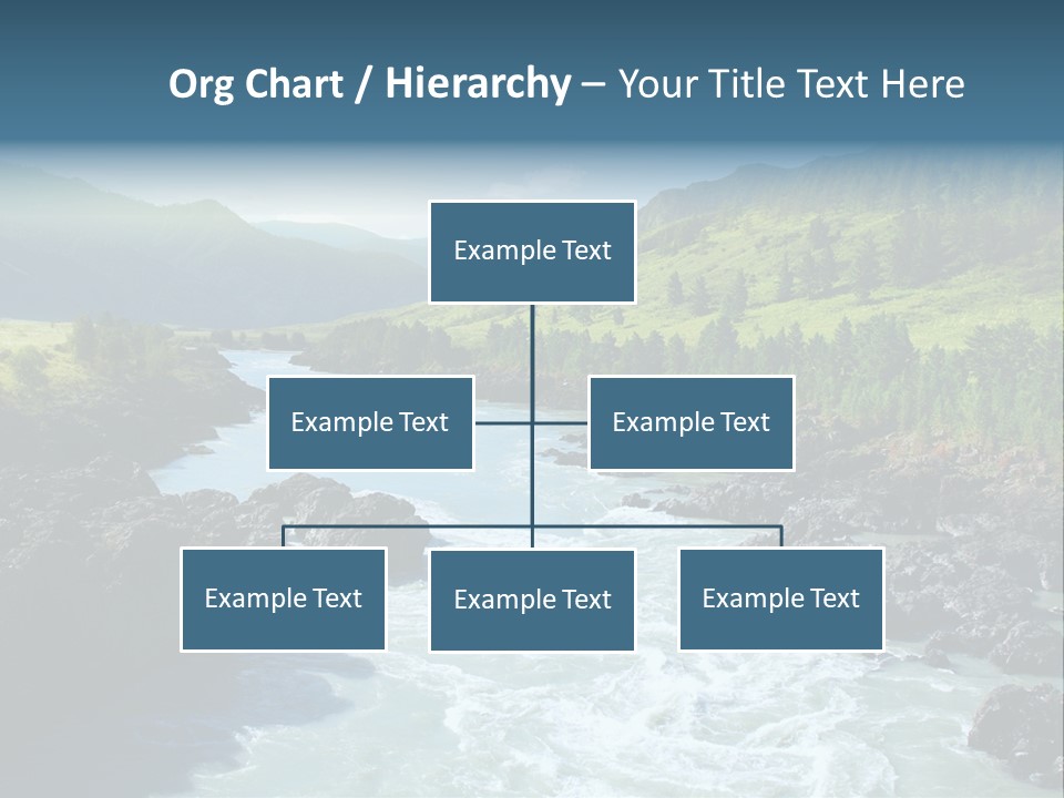 Summer Environment Mountains PowerPoint Template