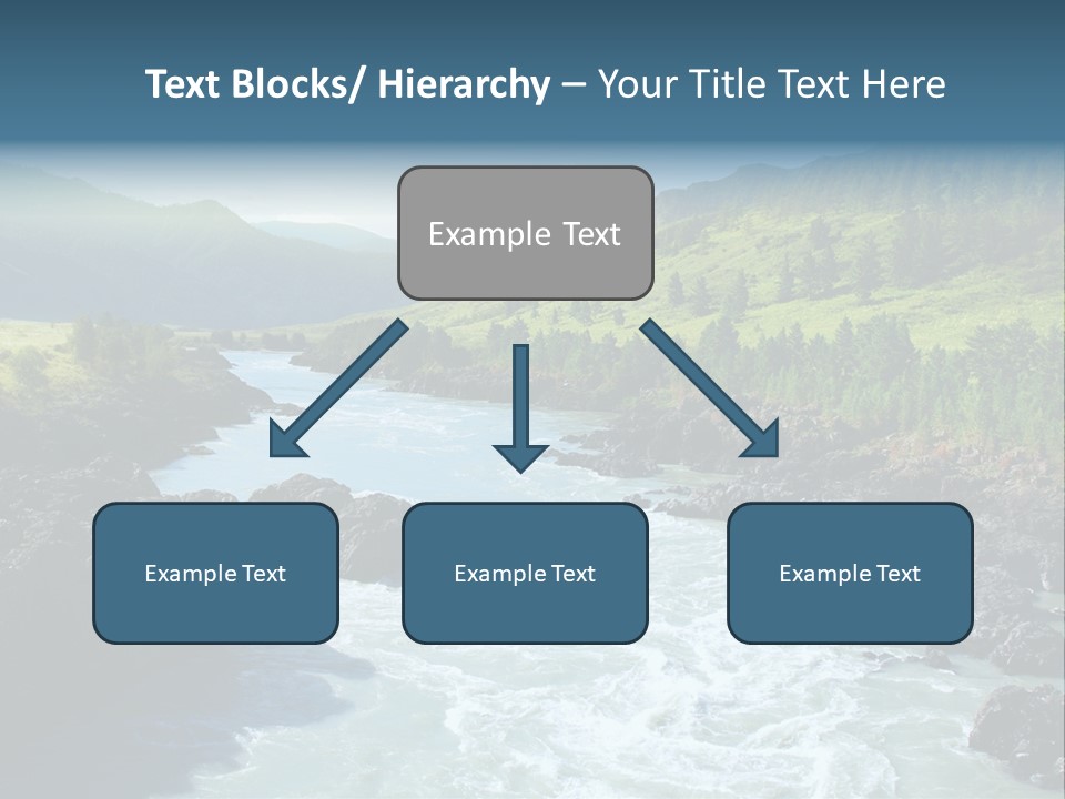 Summer Environment Mountains PowerPoint Template