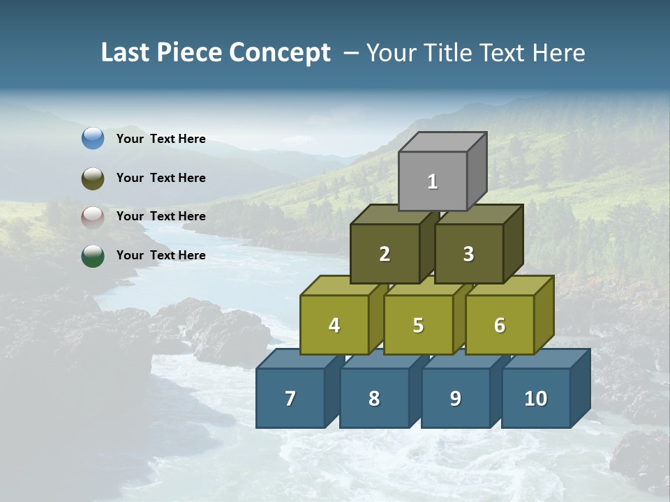 Summer Environment Mountains PowerPoint Template