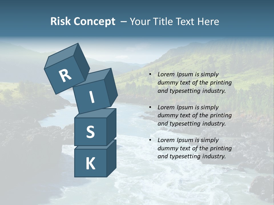 Summer Environment Mountains PowerPoint Template