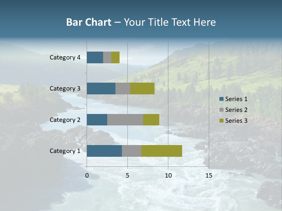 Summer Environment Mountains PowerPoint Template