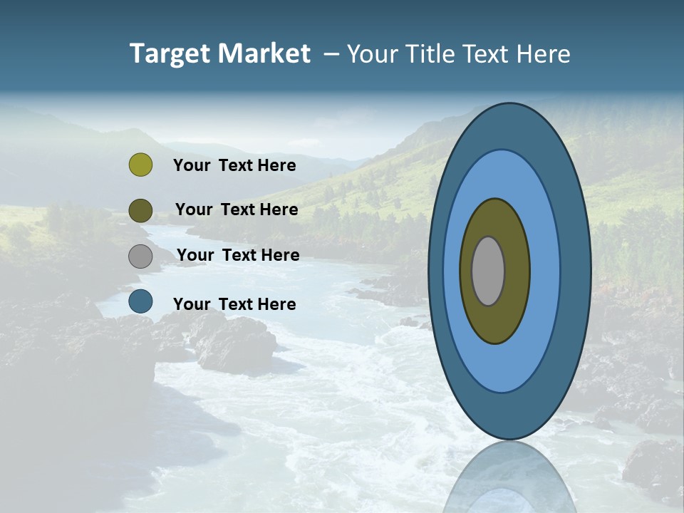 Summer Environment Mountains PowerPoint Template