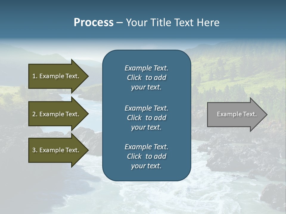 Summer Environment Mountains PowerPoint Template