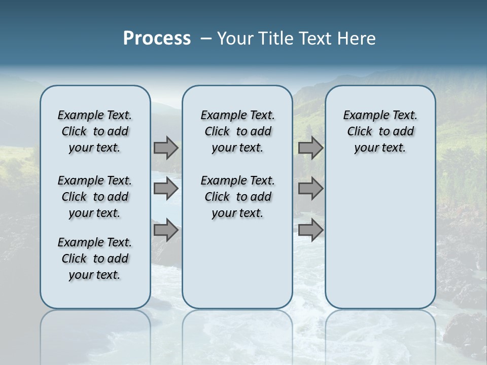 Summer Environment Mountains PowerPoint Template
