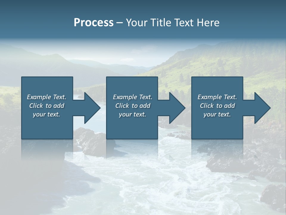 Summer Environment Mountains PowerPoint Template