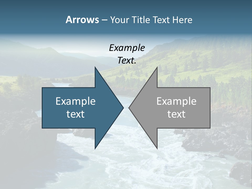 Summer Environment Mountains PowerPoint Template