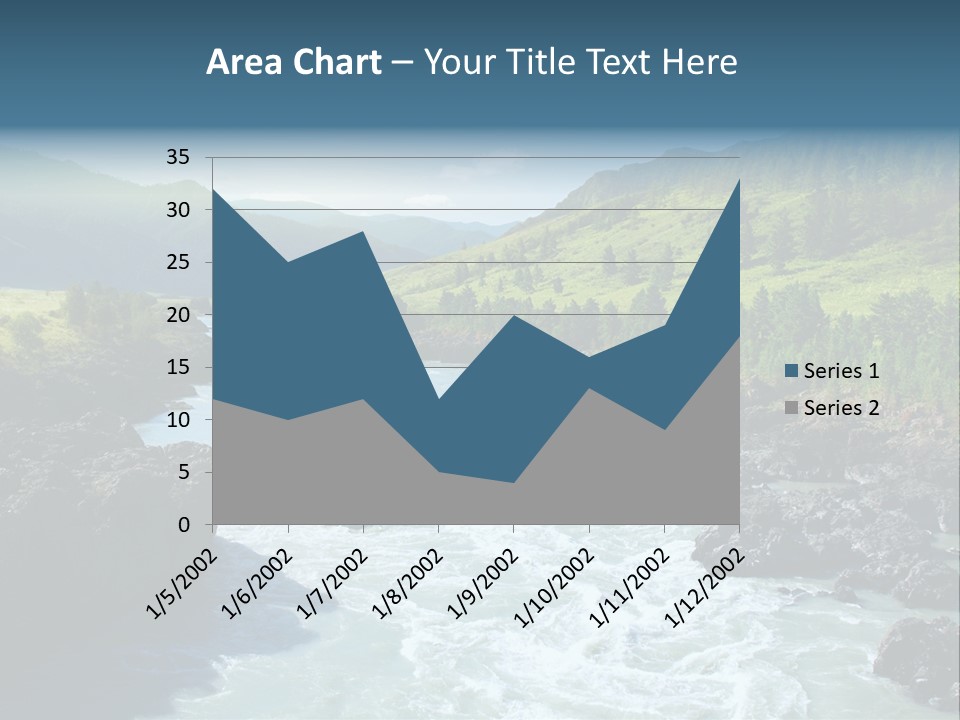 Summer Environment Mountains PowerPoint Template