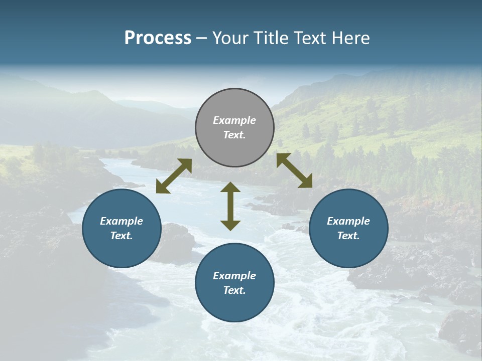 Summer Environment Mountains PowerPoint Template