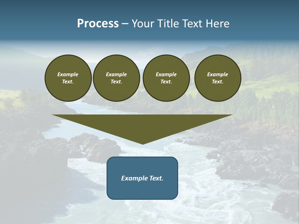 Summer Environment Mountains PowerPoint Template