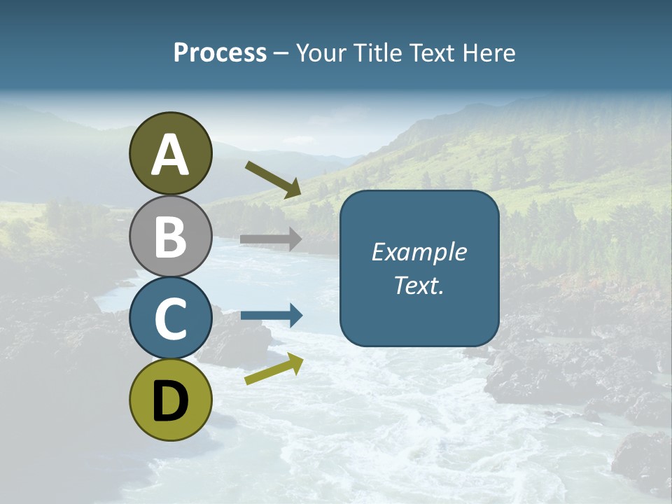 Summer Environment Mountains PowerPoint Template