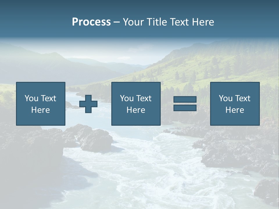 Summer Environment Mountains PowerPoint Template