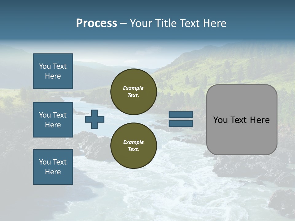 Summer Environment Mountains PowerPoint Template