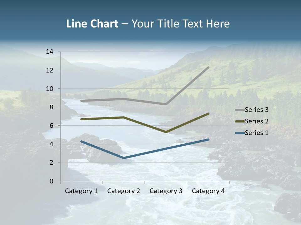 Summer Environment Mountains PowerPoint Template