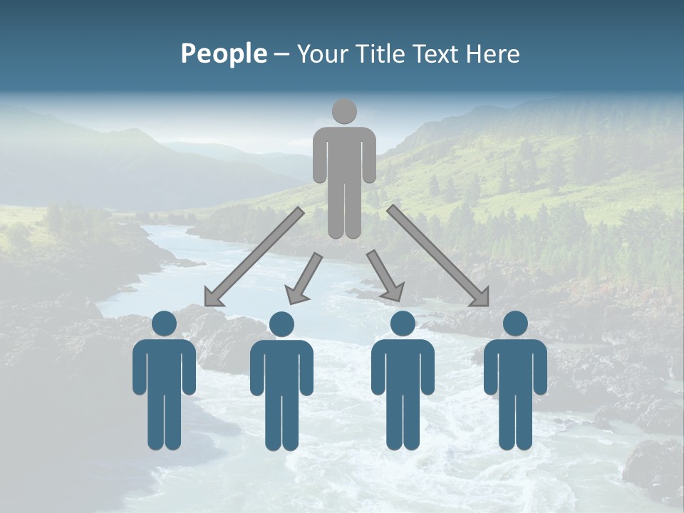 Summer Environment Mountains PowerPoint Template