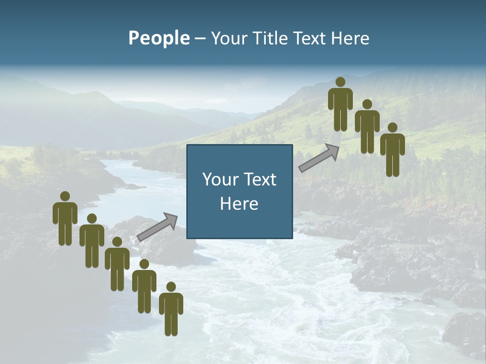 Summer Environment Mountains PowerPoint Template