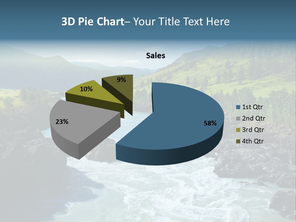 Summer Environment Mountains PowerPoint Template