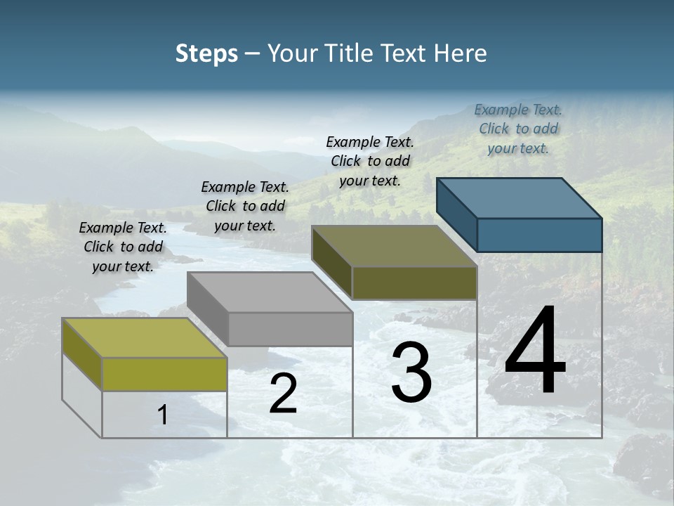 Summer Environment Mountains PowerPoint Template