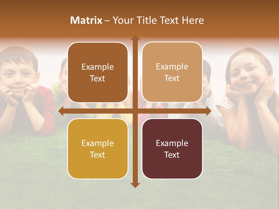 Outside Green Sister PowerPoint Template