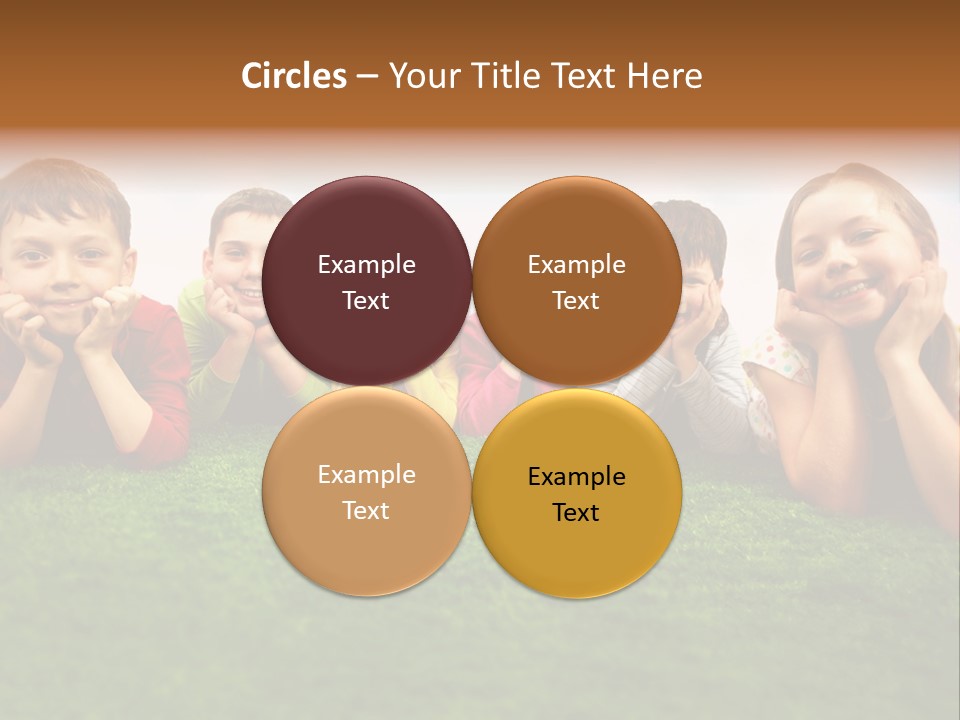 Outside Green Sister PowerPoint Template