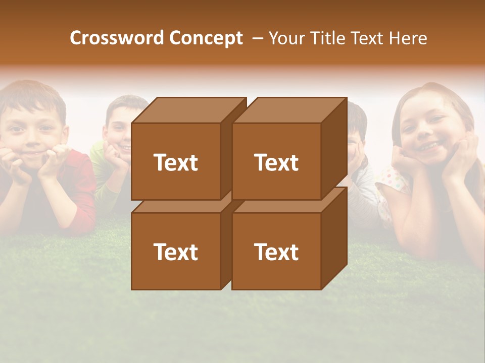 Outside Green Sister PowerPoint Template