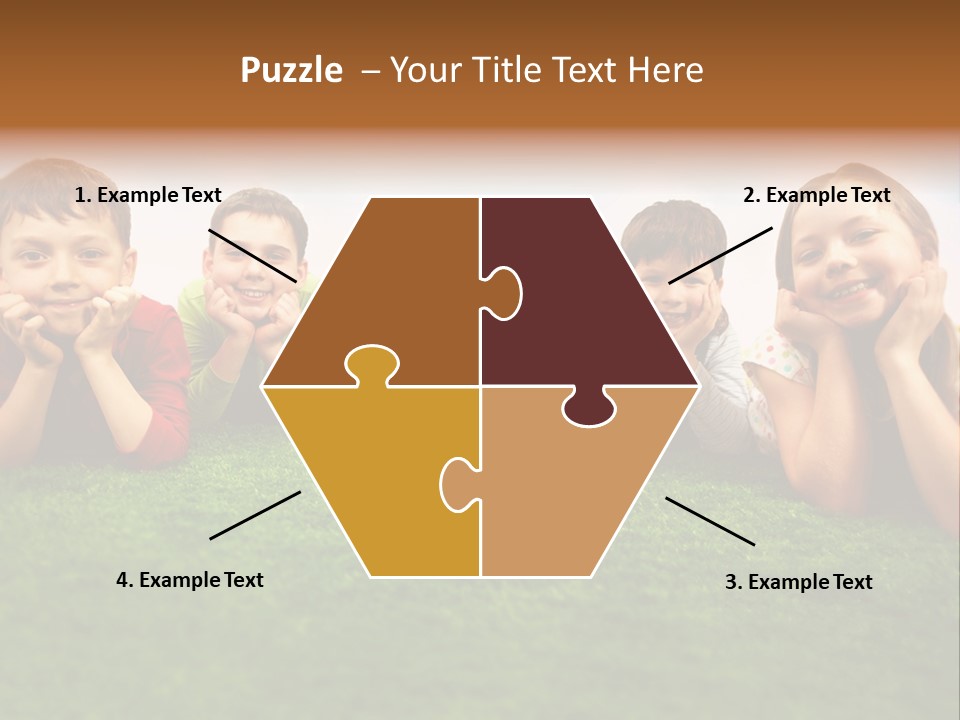 Outside Green Sister PowerPoint Template