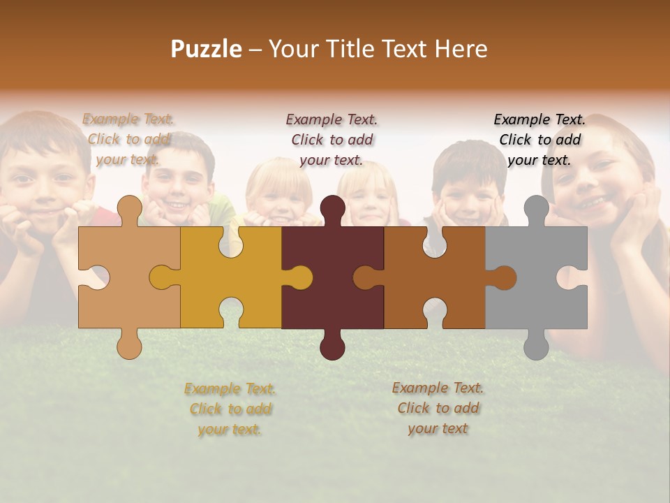 Outside Green Sister PowerPoint Template