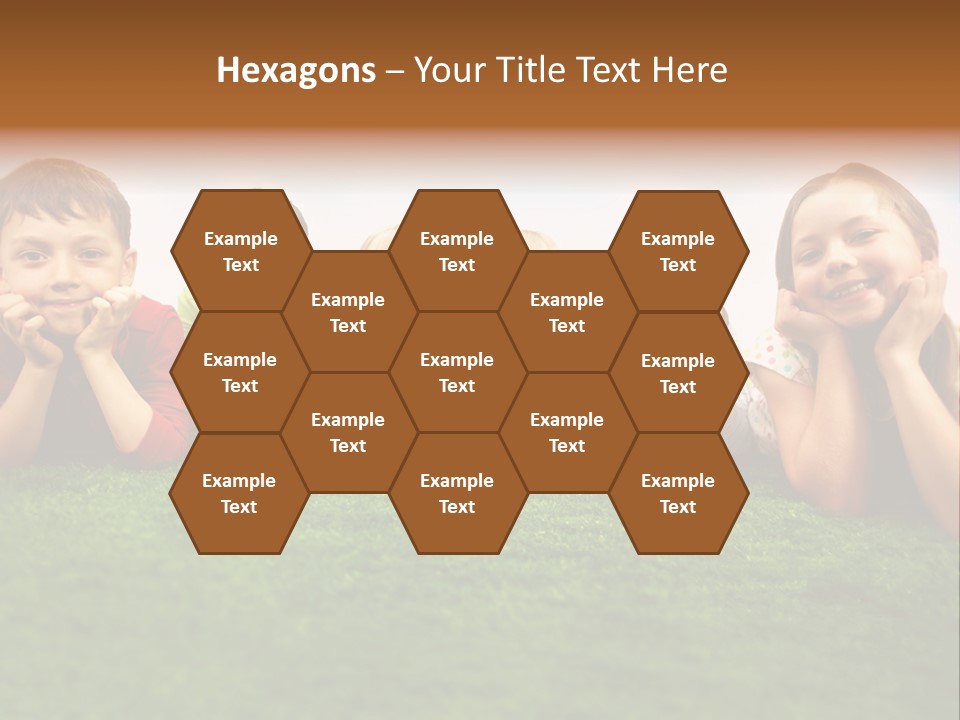 Outside Green Sister PowerPoint Template