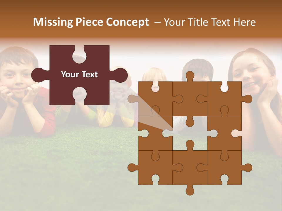 Outside Green Sister PowerPoint Template