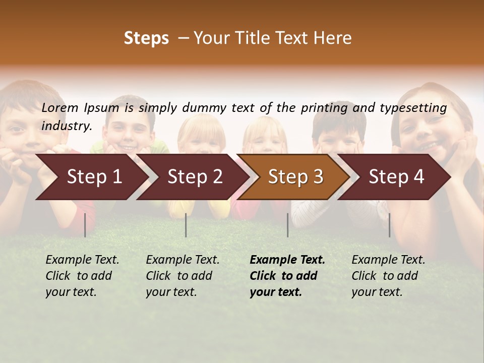 Outside Green Sister PowerPoint Template
