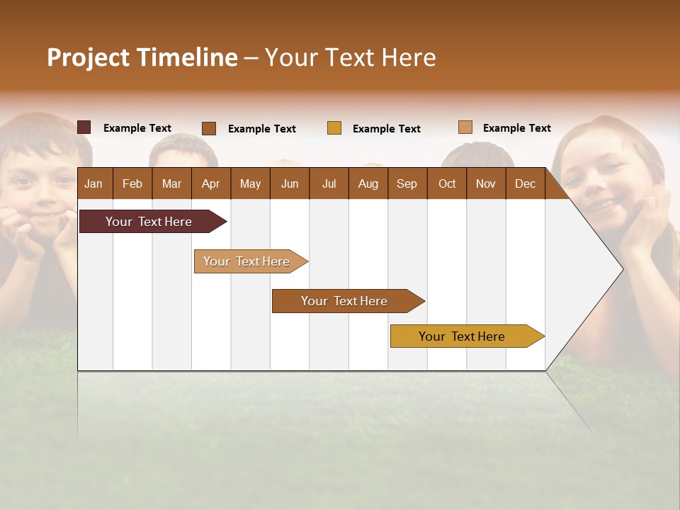 Outside Green Sister PowerPoint Template