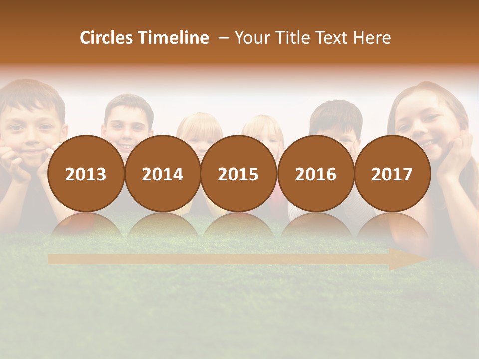 Outside Green Sister PowerPoint Template