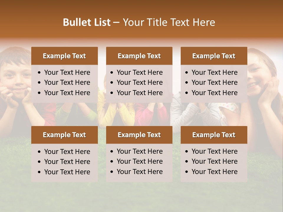 Outside Green Sister PowerPoint Template