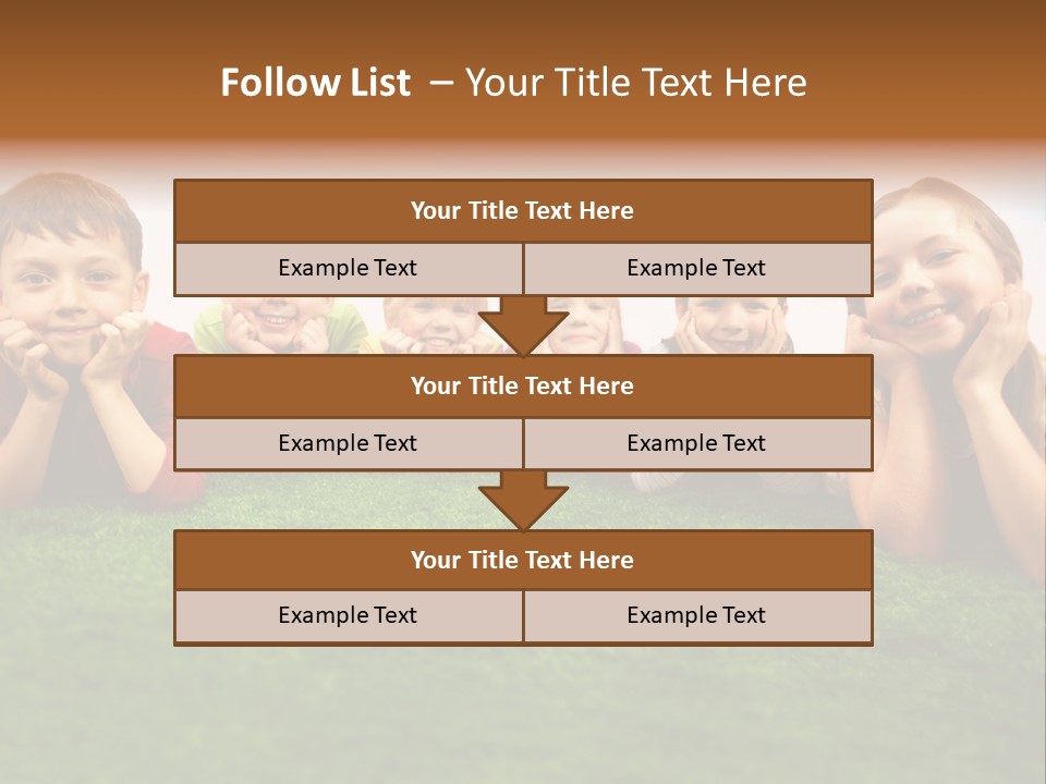 Outside Green Sister PowerPoint Template