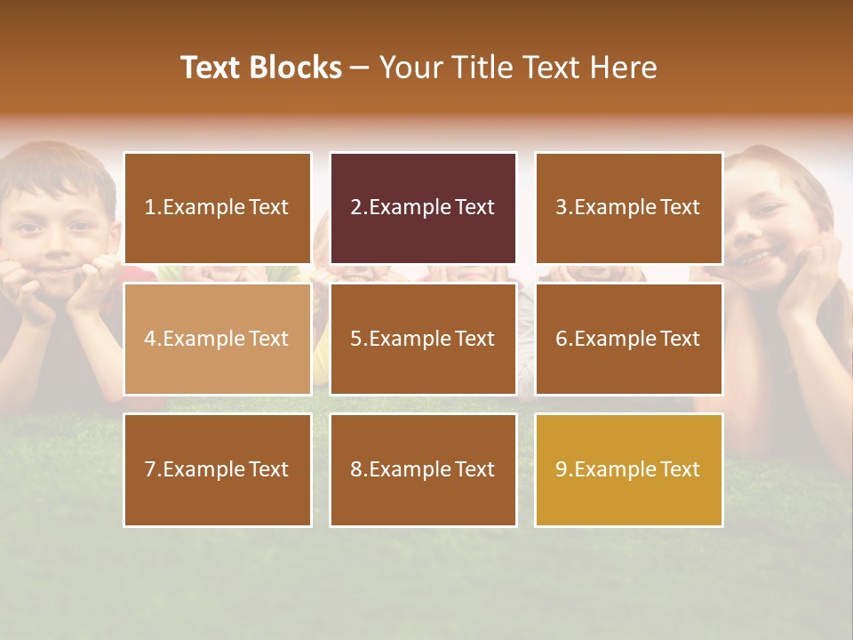 Outside Green Sister PowerPoint Template