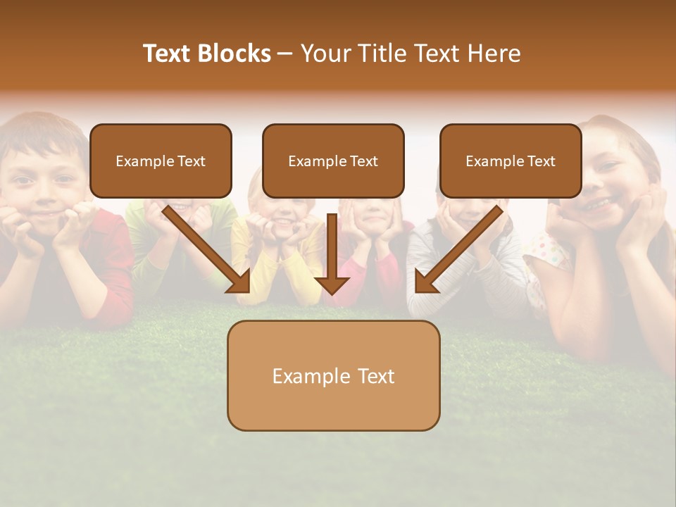Outside Green Sister PowerPoint Template